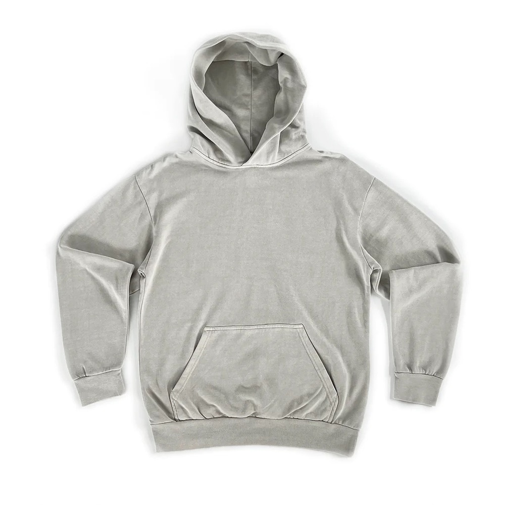 NEW HEAVY WEIGHT VINTAGE CEMENT HOODIE SIZE LARGE